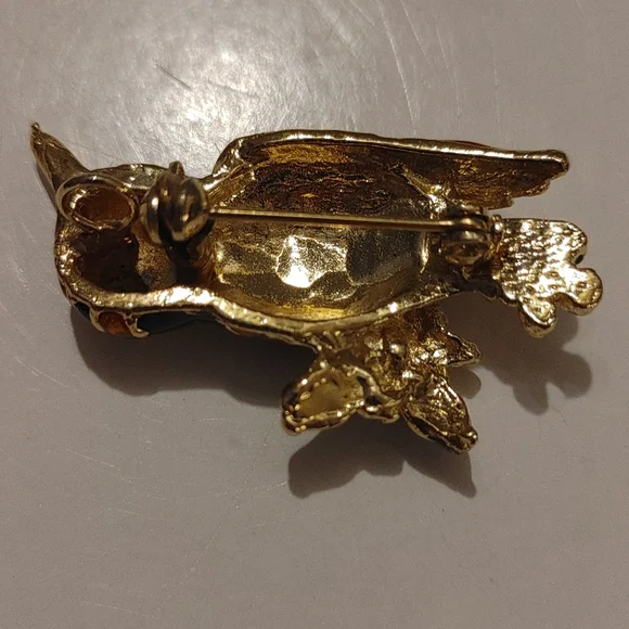 Bird On A Branch Brooch - Picture 4 of 5